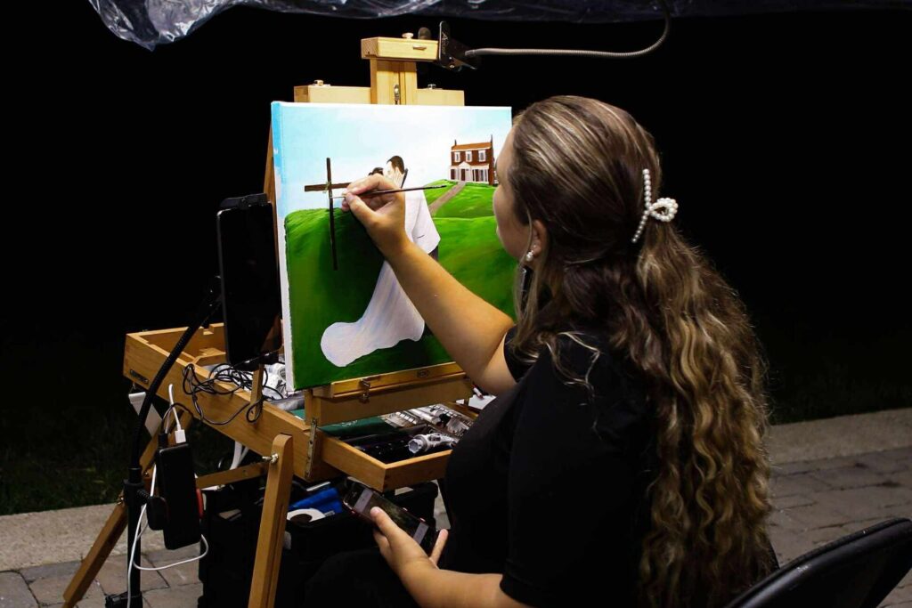 live painting
