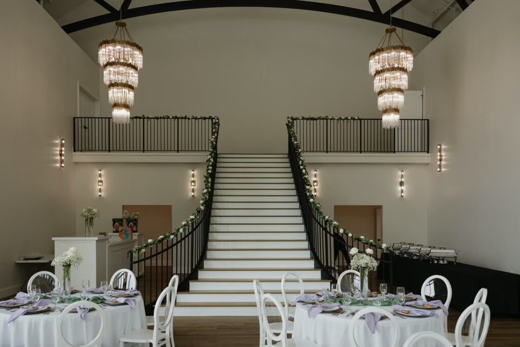 Grand Hall at Nichols Heir wedding venue